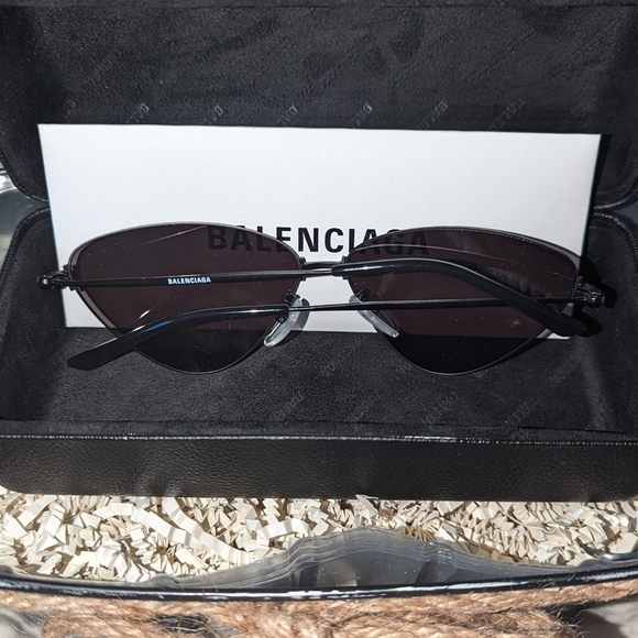 Balenciaga Triangular Frame Sunglasses - Picture 2 of 3